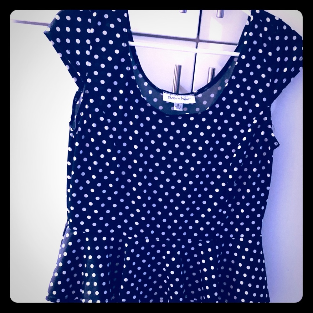 Black& White Polka Dot Dress